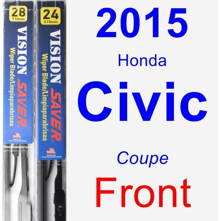 2015 Honda Civic Wiper Blade Set/Kit (Front) (2 Blades) - Vision