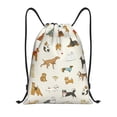 thumbnail image 1 of Fotbe Dogs Funny Pets Bolsa Mochila con Cordón Estampada, Bolsa de Gimnasio Deportiva, Bolsa Cinch, Bolsa con Cordón para Hombres y Mujeres-Small, 1 of 6