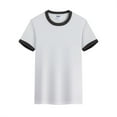thumbnail image 4 of TOOYOU Boys Summer T-Shirt Toddler Kids Baby Color Block Short Sleeve Crewneck T Shirts Tops Tee Size 5-6 Years Grey, 4 of 9