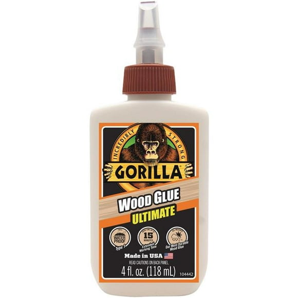 Gorilla Glue 104397 4 oz Natural Wood Ultimate Wood Glue
