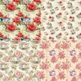 thumbnail image 3 of Floral Scrapbook Paper, 6'' x 6 '' Vintage Decoupage Cardstock Paper Pad for Aesthetic Bullet Junk Journal Photo Album Supplies 24 Sheets, 3 of 4