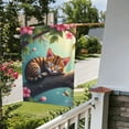 thumbnail image 5 of Spring Kitten Garden Flag 12x18 Inch Double Sided Cute Sleeping Cat Flowers Bee Yard Flag Outdoor Decoration, 5 of 8