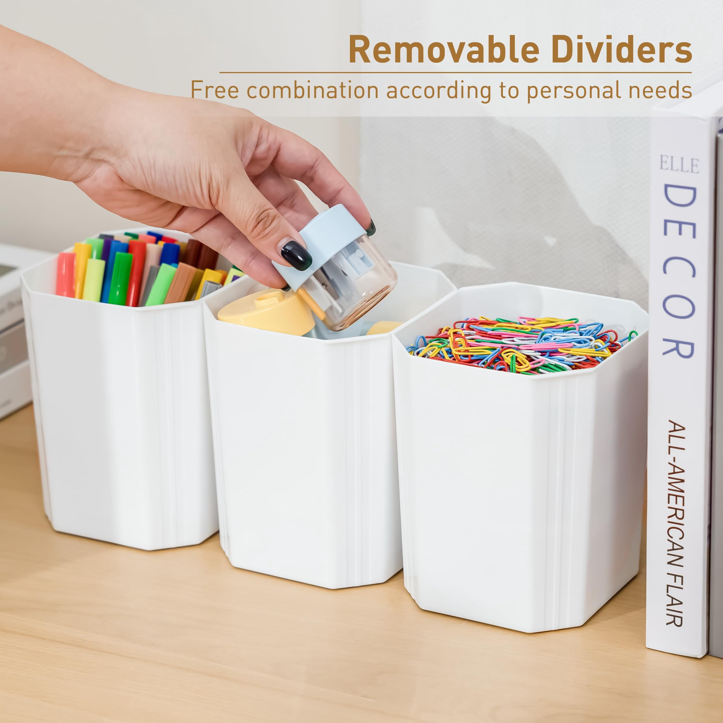 Craft Organizers  2 Pack-17 Qt Clear White