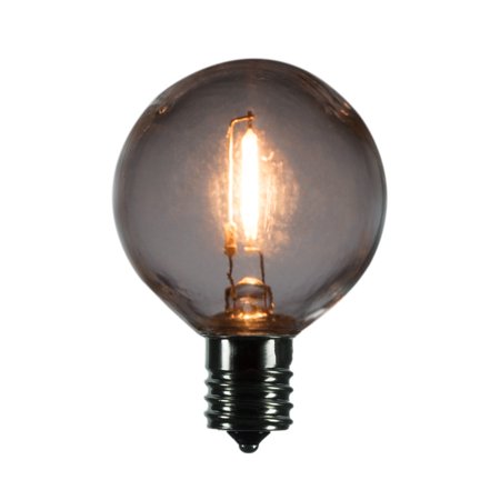 Led Bulb Intermediate Base - Fantado LED Filament G50 Globe Shatterproof Light Bulb, Dimmable, 1W, E17 Intermediate Base by PaperLanternStore
