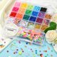 thumbnail image 5 of DIY Jewelry Making Kits including Polymer Clay & Acrylic Beads Brass Rings & Earring Hooks Zinc Alloy Clasps Iron Tips Stainless Steel Tweezers & Scissor Elastic Crystal Thread Mixed Color, 5 of 6