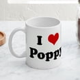 thumbnail image 3 of CafePress - I Love Poppy Mug - 11 oz Ceramic Mug - Novelty Coffee Tea Cup, 3 of 3
