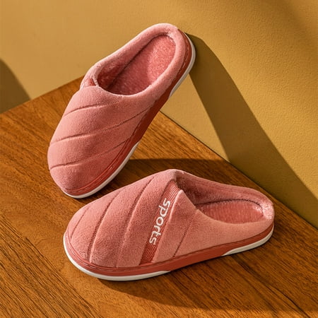 

Summer Slippers For Women Beach Accesseories Flip Flops For Women Winter Couples Women Warm Home Baotou Plush Soft Bottom Comfortable Solid Color Flat Cotton Slippers Swimming Pool Accessories Mens Wo