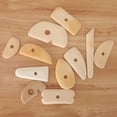 thumbnail image 2 of 11pcs Handmade Art Tools Accessory Wooden Cutter /Scraper With Wooden Handle, 2 of 8