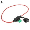 thumbnail image 4 of Soumake Car Auto 10A 15A 20A 30A Medium Size Waterproof Standard Blade Type Fuse Holder Practical, 4 of 6