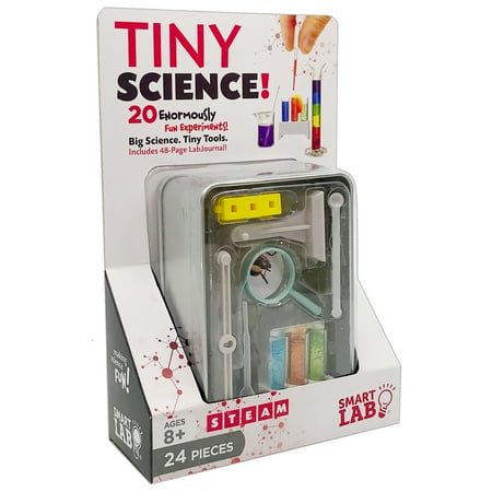 UPC: 0834509006542 | SmartLab Toys Tiny Science – 20 Enormously Fun Experiments. Big Science. Tiny Tools.