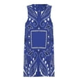 thumbnail image 3 of Blue paisley bandana pattern Spring Summer Dresses for Women Fashion T-shirt Dress Casual Sleeveless Loose Sundress with Pockets, 3 of 5