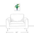 thumbnail image 3 of Creative Products Pink Prickle Cactus 11x14 Canvas Wall Art, 3 of 5