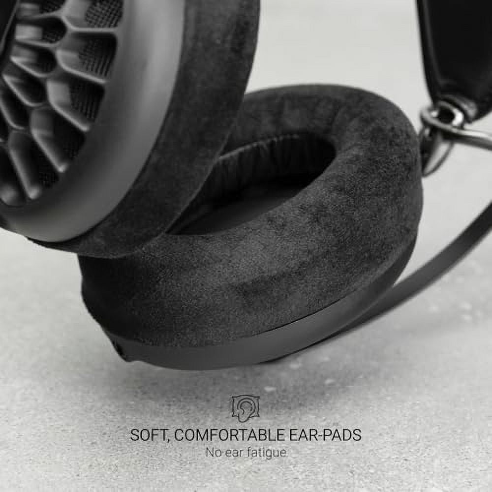 MEZE AUDIO 105 AER | Wired Over-The-Ear Lightweight Audiophile Open-Back Headphones | 50mm Dynamic Drivers | Low Impedance 42 Ohms | Cables and Carrying Pouch Included