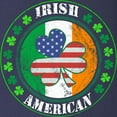 thumbnail image 3 of CafePress - Irish American Long Sleeve Dark T Shirt - Long Sleeve Dark T-Shirt, 3 of 4