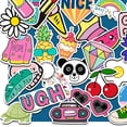 thumbnail image 4 of 50PCS Suitcase Sticker Cute Waterproof Luggage Sticker Refrigerator Sticker, 4 of 6