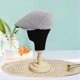 thumbnail image 3 of Sombrero de para hombre, gorra plana, informal, clásico británico, sombrero en espiga, sombrero de vendedor de periódicos, sombrero de taxista Gris claro, 3 of 7