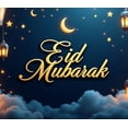 thumbnail image 5 of LUUFILx Eid Mubarak Banner Backdrop Lanterns and Stars for Festive Eid Party Celebration Event Decor Photography Props Ramadan Decorations Holiday Occasion, 5 of 8