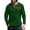 Army Green, variant on SLAINTE Men's Waffle Knit Button-Up Henley Shirt, Breathable Long Sleeve Casual Shirt for Streetwear and Outdoor Activities,Army Green,L