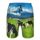 thumbnail image 3 of Fotbe Grazing Cows Mountain View Trajes de Baño Estampados para Hombre, Shorts de Verano de Secado Rápido, Ropa de Playa, Bañadores-3X-Large, 3 of 6
