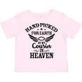 thumbnail image 3 of Inktastic Handpicked for Earth By My Cousin in Heaven with Angel Wings Boys or Girls Toddler T-Shirt, 3 of 5