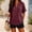 Wine, variant on Oversized Tshirts for Women Casual Linen Cotton V Neck Short Sleeve Tops Loose Comfy Yellow Summer Tops for Women