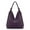 Purple, variant on Montana West Hobo Bags for Women Soft Slouchy Top Handle Shoulder Purses Handbag with Knot Strap, Black