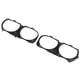thumbnail image 5 of Par de embellecedores del marco del faro Jadeshay Biseles de faros Negro 2015-2019 para Dodge Challenger, 5 of 8