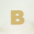 thumbnail image 4 of Package of 1, 12 Inch X 3/4" Thickness MDF Letter B in The Arial Font, Thick, Upper Case for Art & Craft Project, Made in USA, 4 of 4