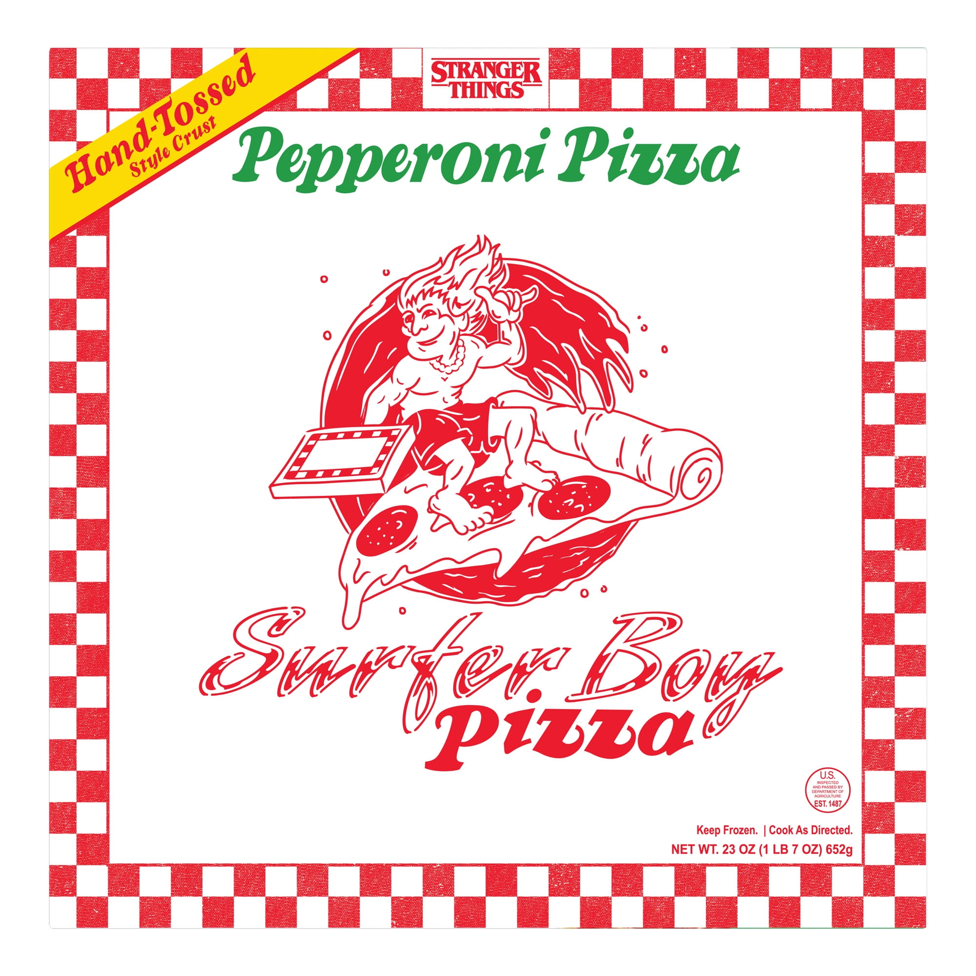 Netflix Stranger Things Surfer Boy Pepperoni Frozen Pizza, 23.0 oz