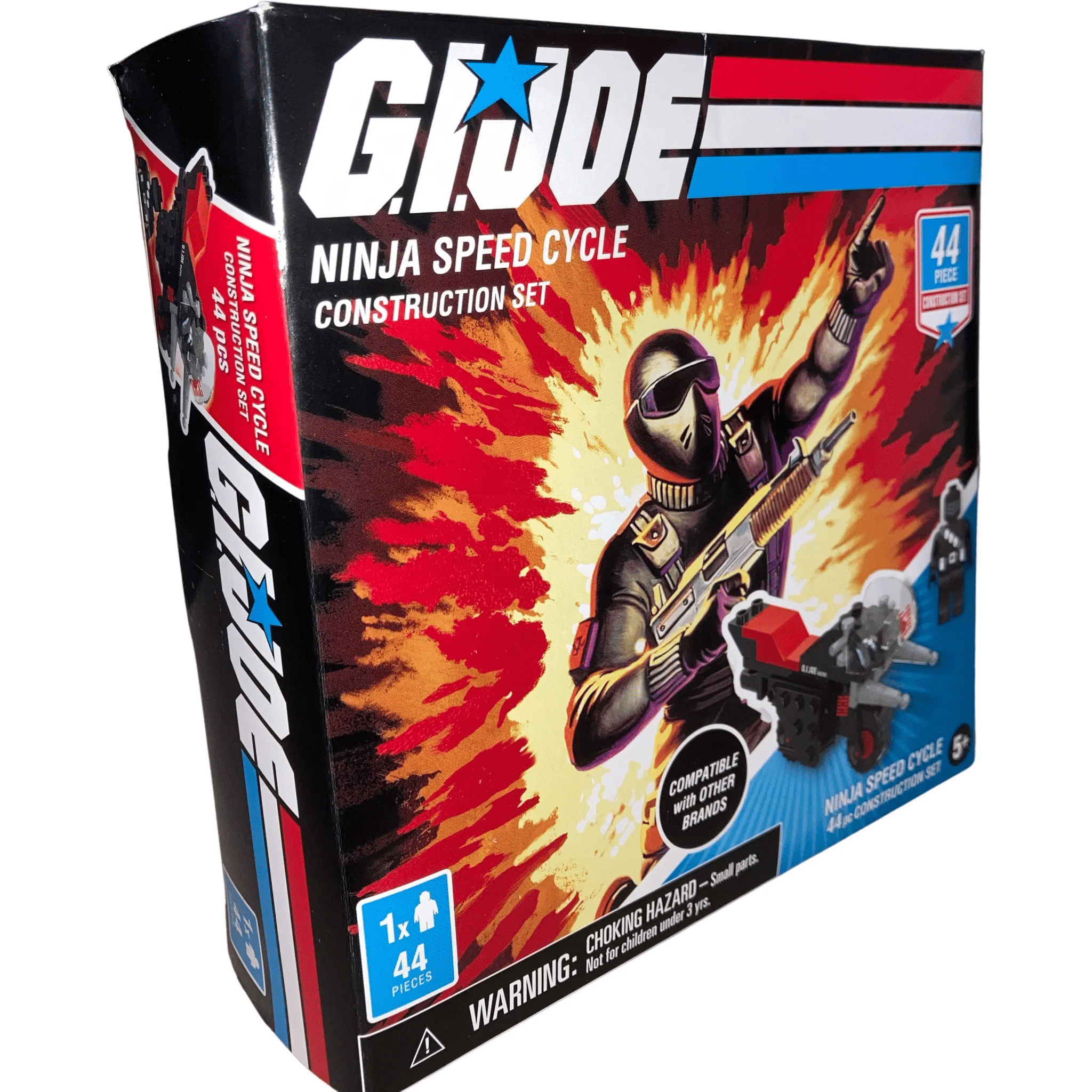 G.I. Joe COBRA Ninja Speed Cycle Construction Set 44 Pieces
