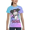 thumbnail image 4 of Sanrio Kuromi Kids T-Shirt 3d Printed Graphic T-Shirts Boys And Girls Short Sleeve Shirts For Youth Kids X-Small, 4 of 6