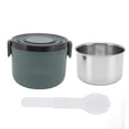 thumbnail image 2 of Stackable Lunch Box, 1000ml Large Capacity Thermal Food Containers Stainless Steel Materials  Bento Lunch Box for Adults Kids School and Office Use, 2 of 8