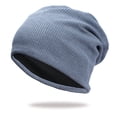 thumbnail image 2 of Confinement Hat -match Hedging Cap Plus Velvet Warm Cold Hat Knitted Pile Hat, 2 of 4