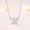 #710-W, variant on CREATITOY 1 Set Silver-Plated DIY Letter Mother-Daughter Necklace - Custom Name Surname Jewelry Gift