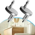 thumbnail image 6 of 2Pcs Toilet Lid Top Fixing Hinge Stainless Steel Universal-Toilet Seat Hinge Soft Release Quick Release Replacement Parts,45Mm, 6 of 8