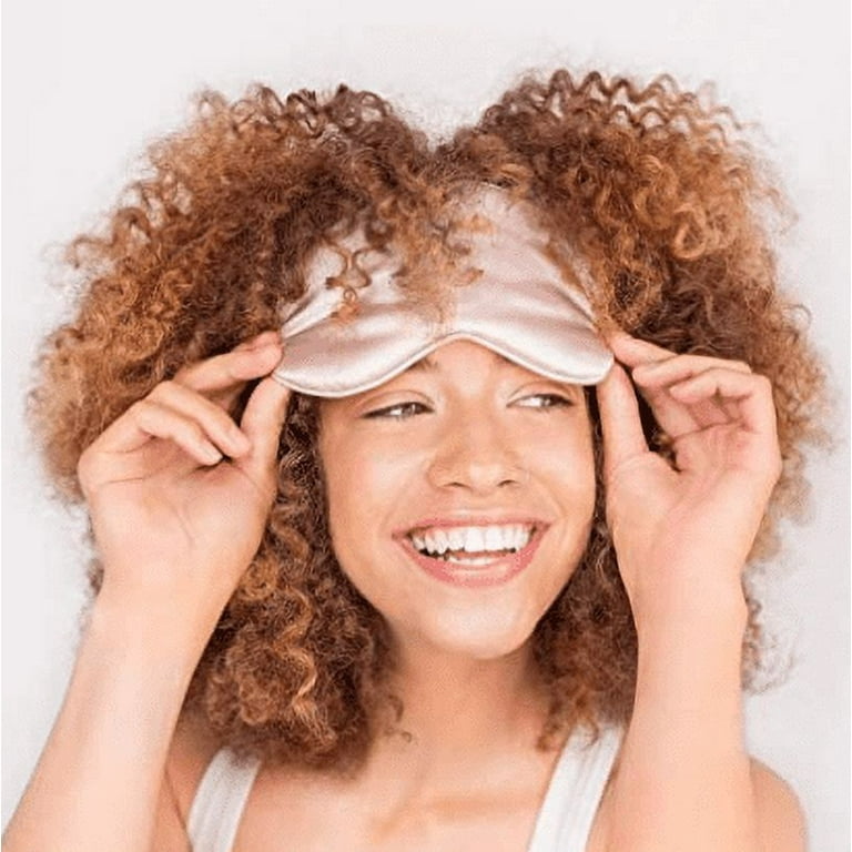 Kitsch Satin Sleep Mask - Eye Mask for Sleeping | Softer Than Silk Eye  Sleeping Mask | Satin Blindfold & Sleep Masks for Women | Eyemask & Eye  Cover