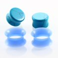 thumbnail image 2 of JFBUJC 20pcs Stone Ear Expander Silicone Ear Tunnels Plugs Piercing Body Jewelry 6-16mm, 2 of 4