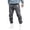 A-Grey883, variant on Mens Cross Print Joggers Drawstring Waist Tapered Faith Based Christian Streetwear Pants