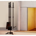 thumbnail image 3 of Juego de herramientas para chimenea Fire Beauty, 4 piezas, hierro forjado negro, 3 of 8