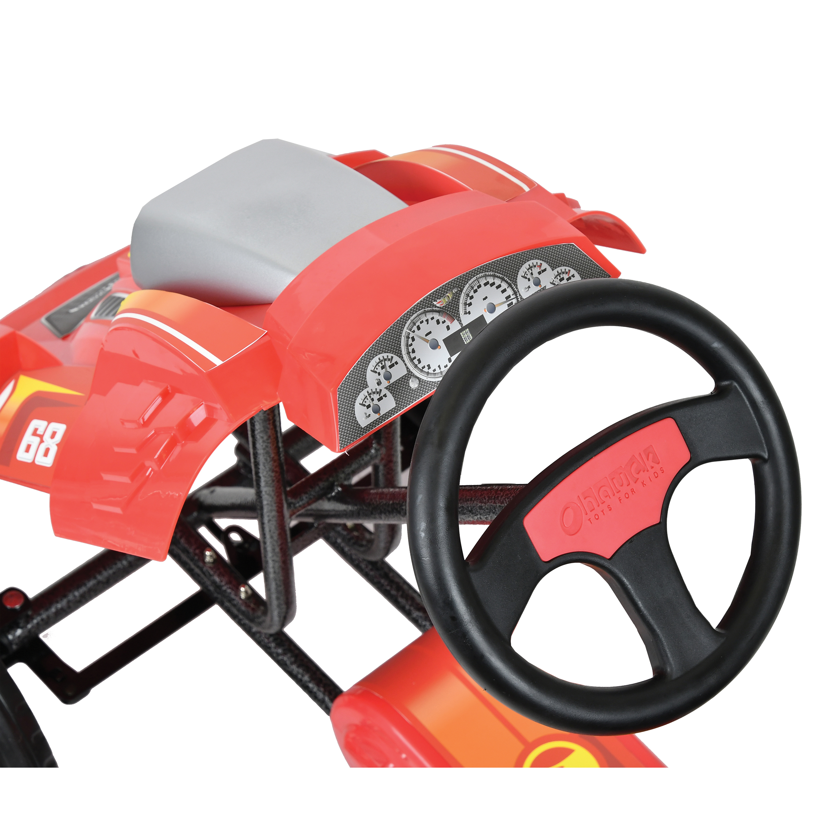 Hot Wheels Speedster Go Kart Ride On - Red - image 5 of 6
