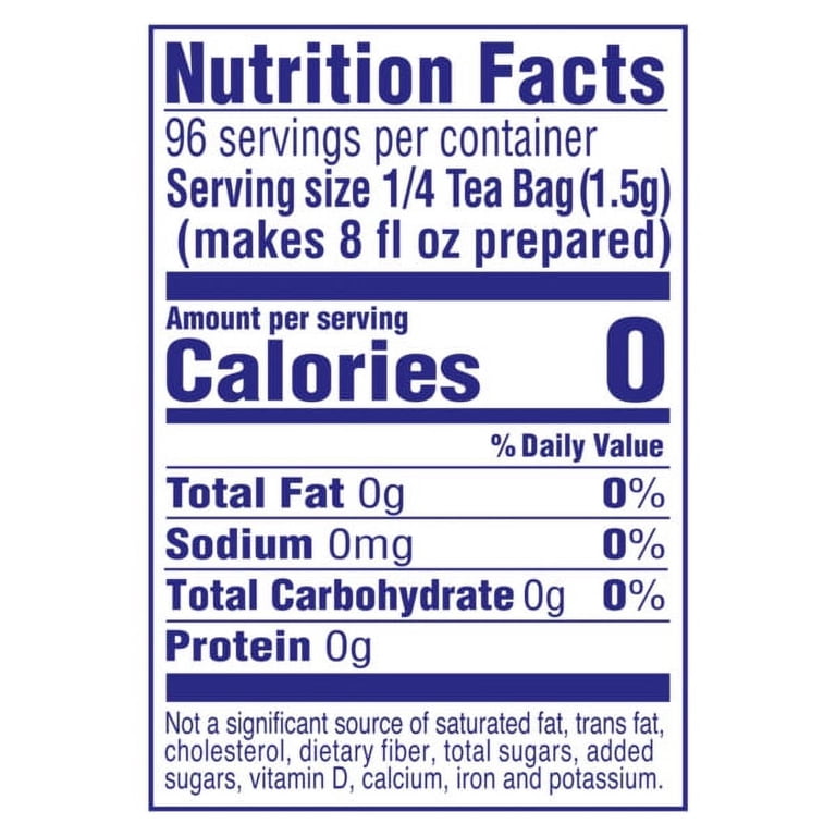 Lipton Iced Tea Unsweetened Black Tea Bags, Decaffeinated, 24 Count photo 4