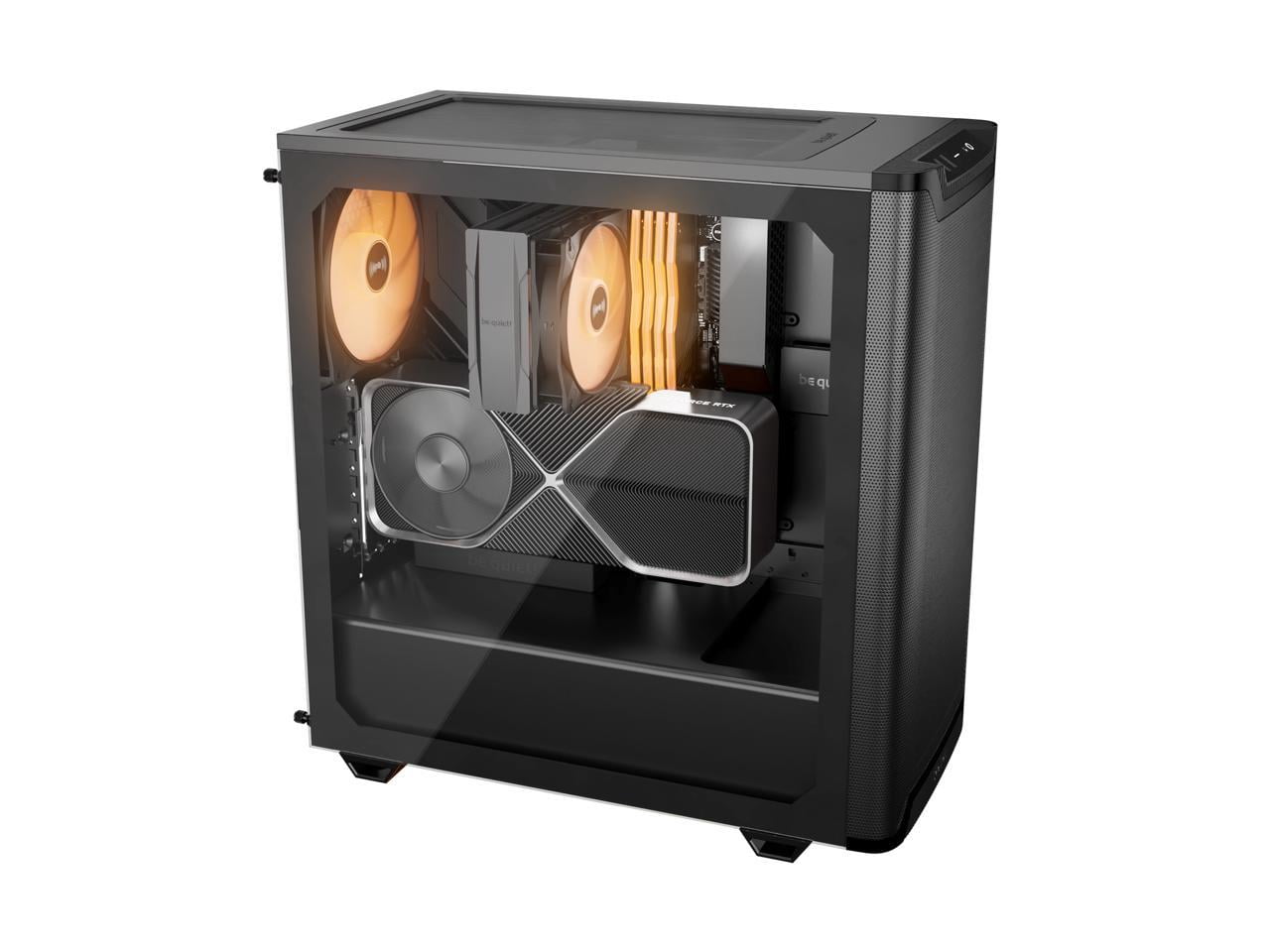 be quiet! PURE Base 501 DX BGW76 Black ABS / Steel / Tempered Glass ATX Mid Tower Cases (Computer Cases - ATX Form)