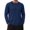 Navy, variant on WIZUTIZ Men's Thermal Long Sleeve Shirt Soft Brushed Fabric Casual Pullover Top For Cold Weather Layering
