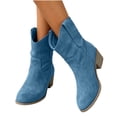 thumbnail image 5 of Taqqpue Women Ankle Booties Women's Middle Ankle Boots Short Boots Casual Shoes for Women, 5 of 9