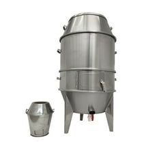 EQCOTWEA Charcoal Roast Duck Oven Barbecue Roaster Grill Oven Stainless Steel 23.6" Dia.