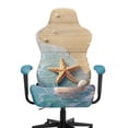 thumbnail image 3 of Whosucclay Starfish Beach Print Gaming Chair Slipcovers, Stretchable Office Chair Cover 4 Pcs Computer Desk Chairs Covers with Armrest Covers, Rotating Armchair Protector Cover, 3 of 8
