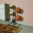 thumbnail image 3 of hejhncii Metal Basketball Ball Storage Rack Multilayer Sport Equipment Stand Rolling Ball Vertical Display Rack Organizers, 3 of 20
