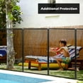 thumbnail image 4 of Costway 4'X48' Swimming Pool Fence Garden Fence Child Barrier Safety, 4 of 10