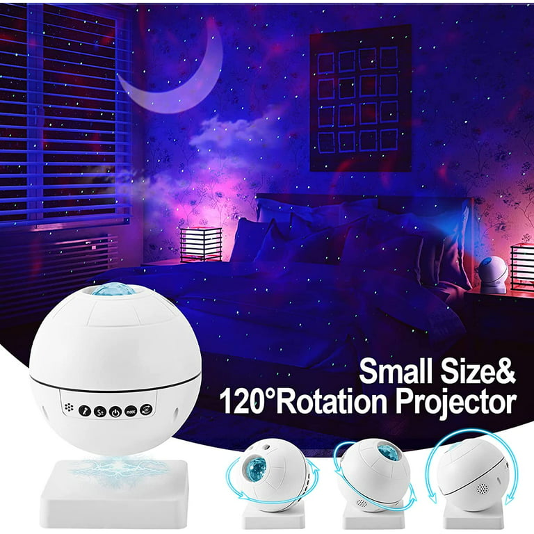 Northern Lights Aurora Projector, AIRIVO Galaxy Projector Music Speaker  with White Noise, Star Projector Night Light for Kids Adults, Star Light