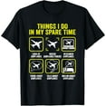 thumbnail image 1 of Cosas que hago en mi camiseta de piloto de aviación de aviones de mi tiempo libre, 1 of 4